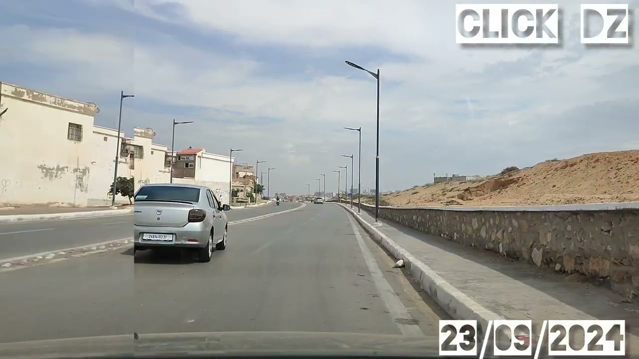 23 septembre 2024 driving in Mostaganem salamandre vers route d Oran