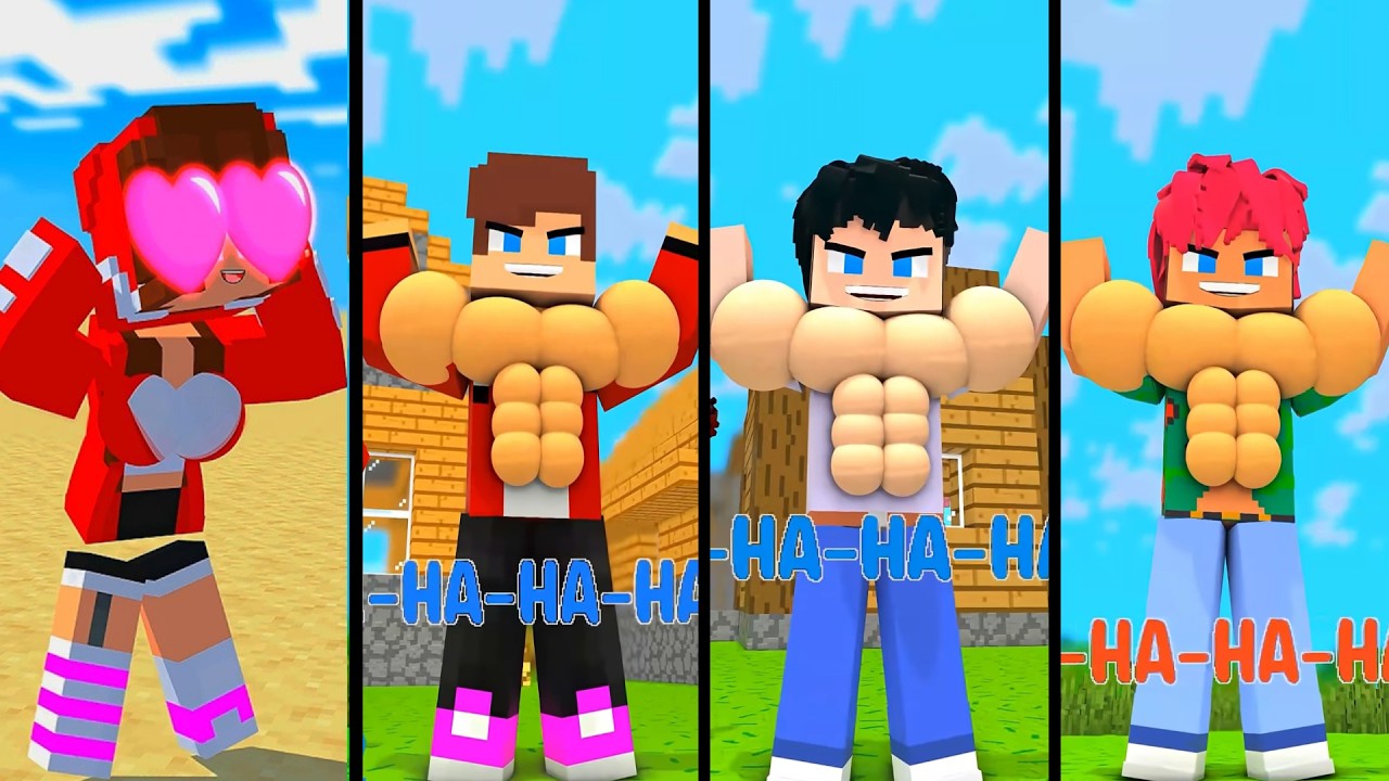 The Minecrafts Dark Who's the coolest person - I think it's Mikey and JJ || Minecrafts Daifu
