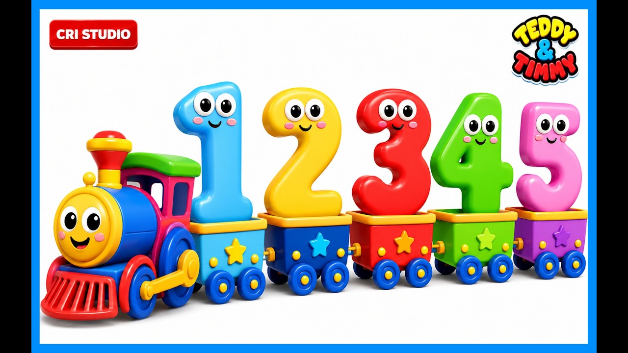 Learn Counting from 1 To 10 | 1234 Number Names | 123 Numbers for Kids | 12345 Numbers Song