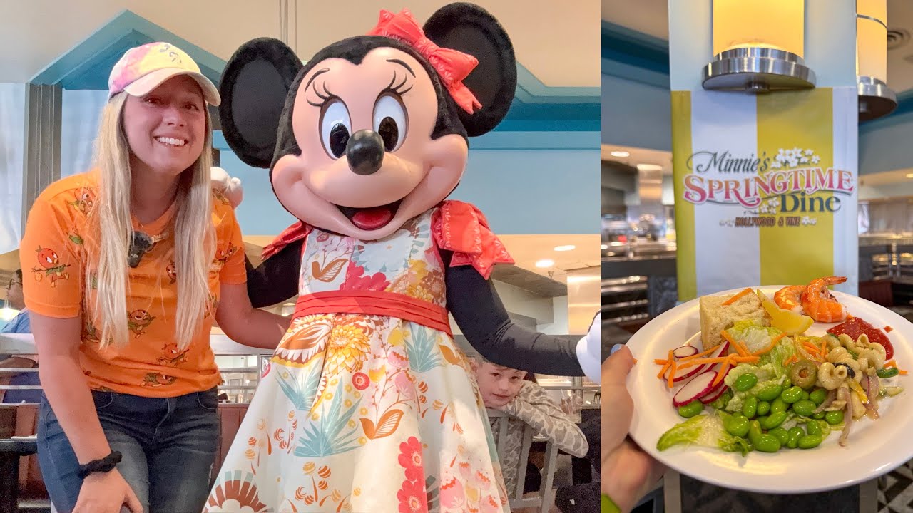 NEW Minnie’s Springtime Dine 2025! Exclusive Seasonal Character Buffet at Hollywood Studios