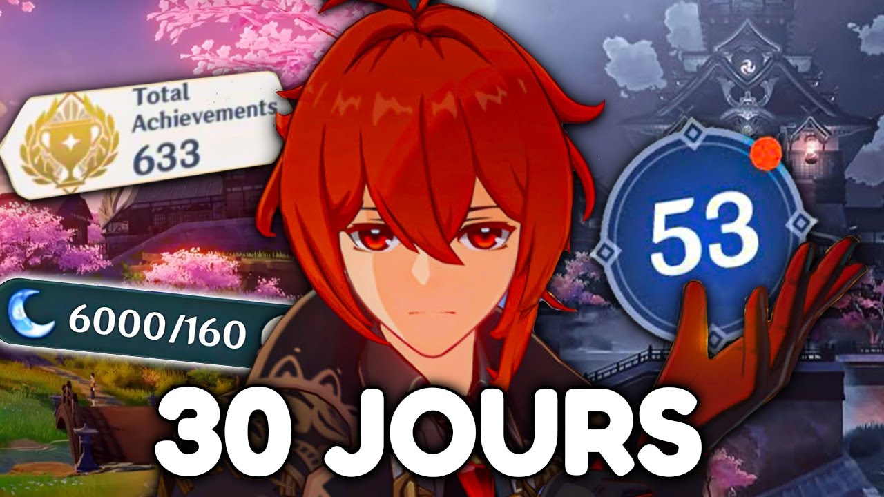 30 JOURS pour devenir FORT sur Genshin Impact ! (C’est possible ?)