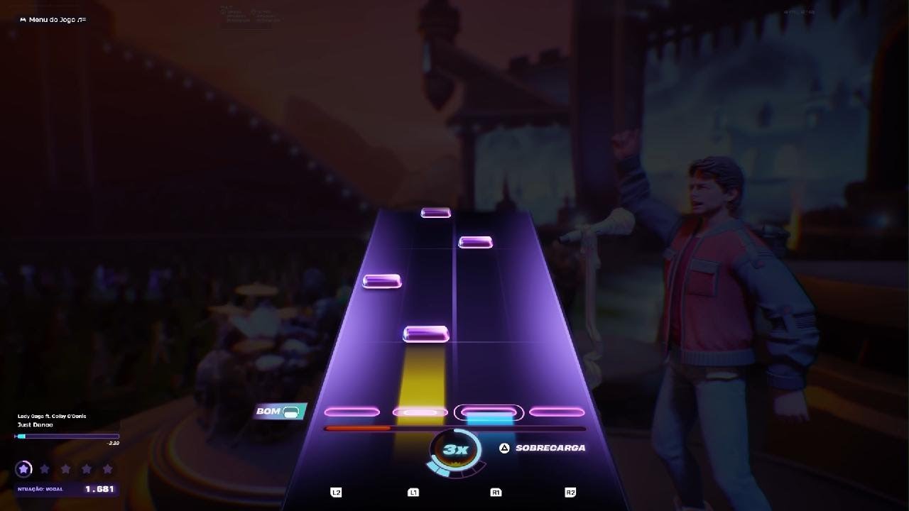 Fortnite festival, just dance 100% difícil