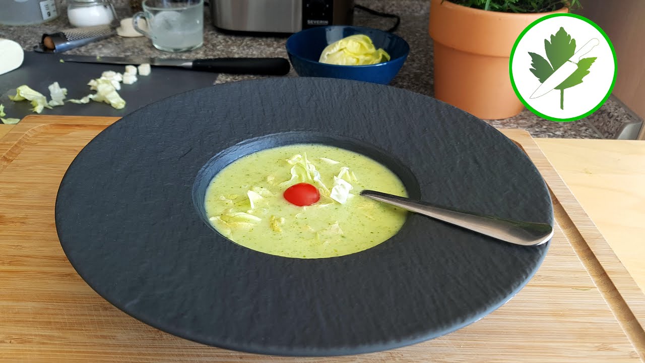 Eine Suppe vom Kopfsalat?  Wie schmeckt Salatsuppe?  🤔
