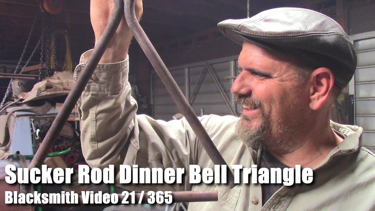 Sucker Rod Dinner Bell Triangle Blacksmith Video 21 of 365