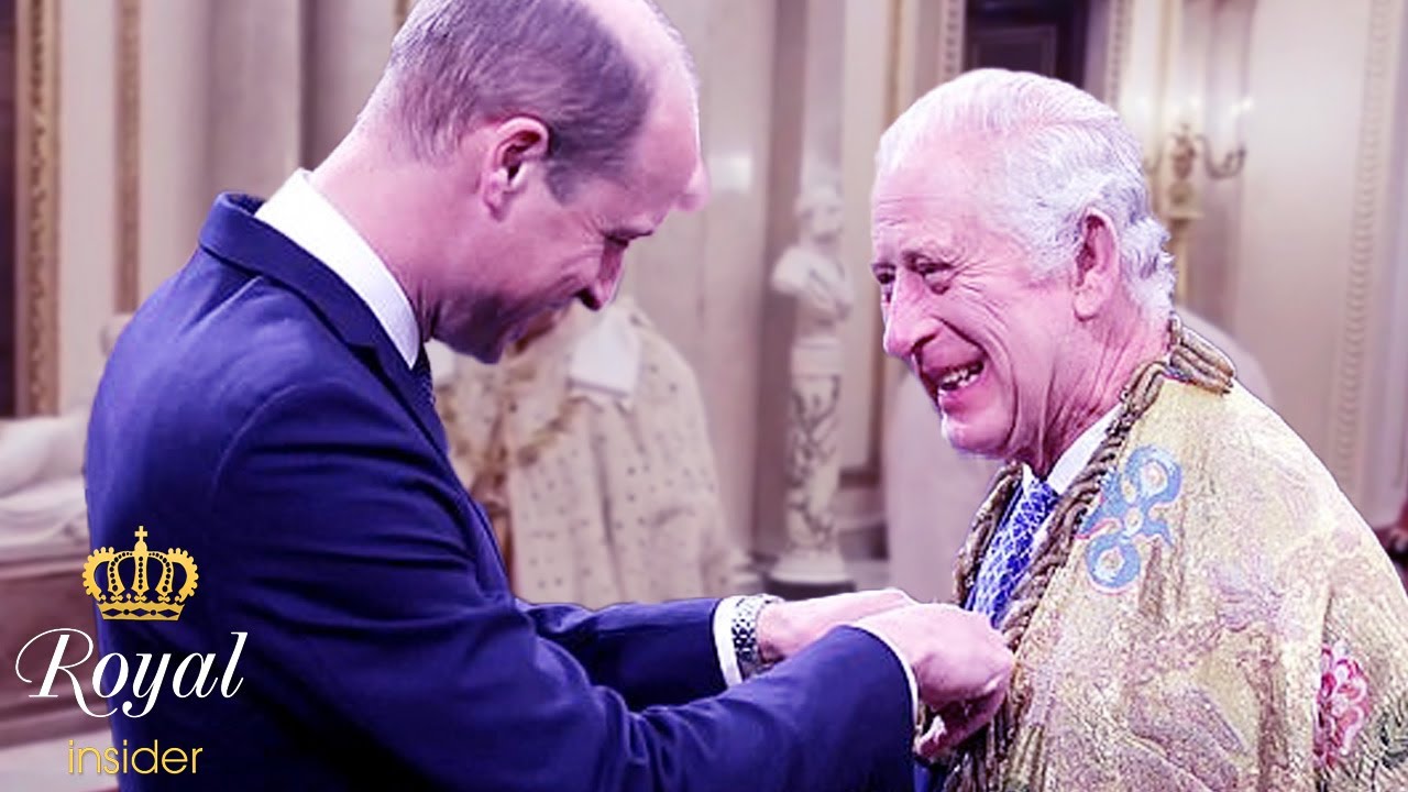 Heartwarming Moment King Charles Teases William During Coronation Rehearsal @TheRoyalInsider