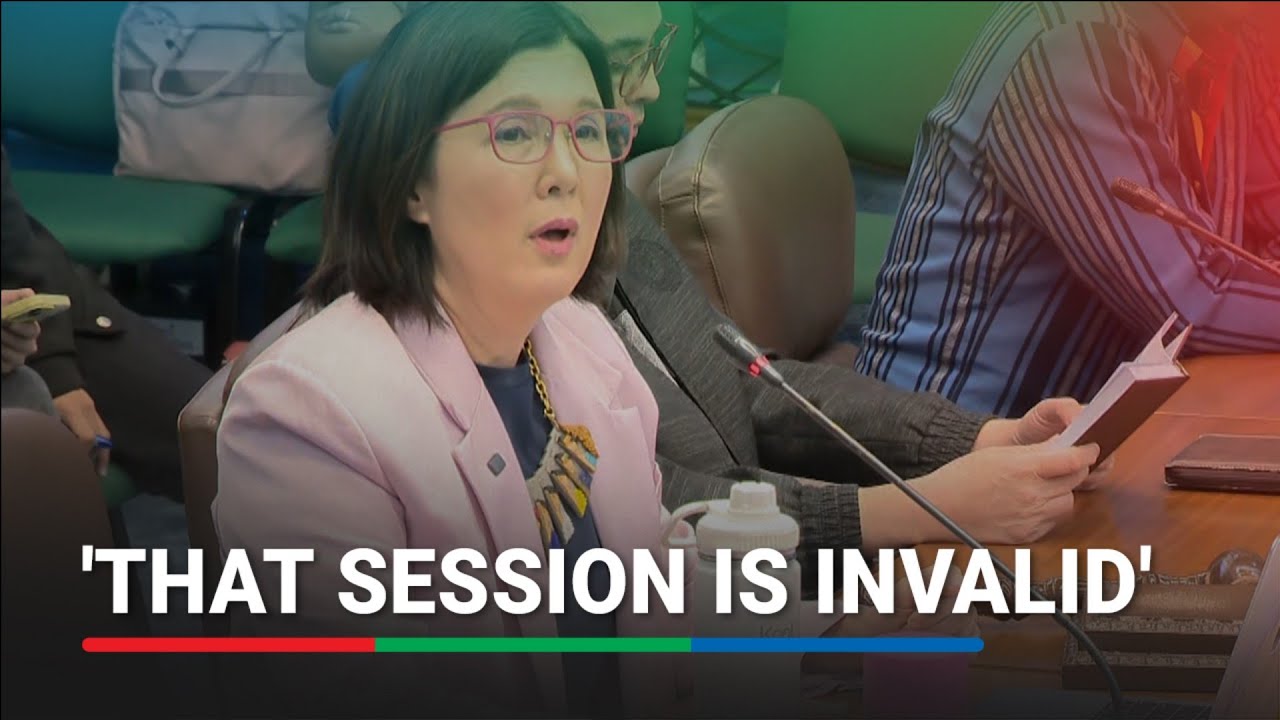 Blue Ribbon hearing tinuloy ni Pia, Marcoleta, botohan ng 12 senador kinwestiyon | ABS-CBN News
