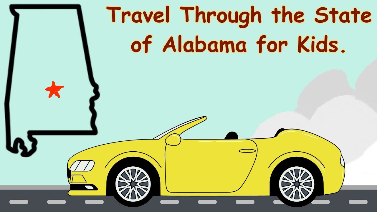 Travel Through the State of Alabama for kids. Learn Alabama State Facts and Symbols.