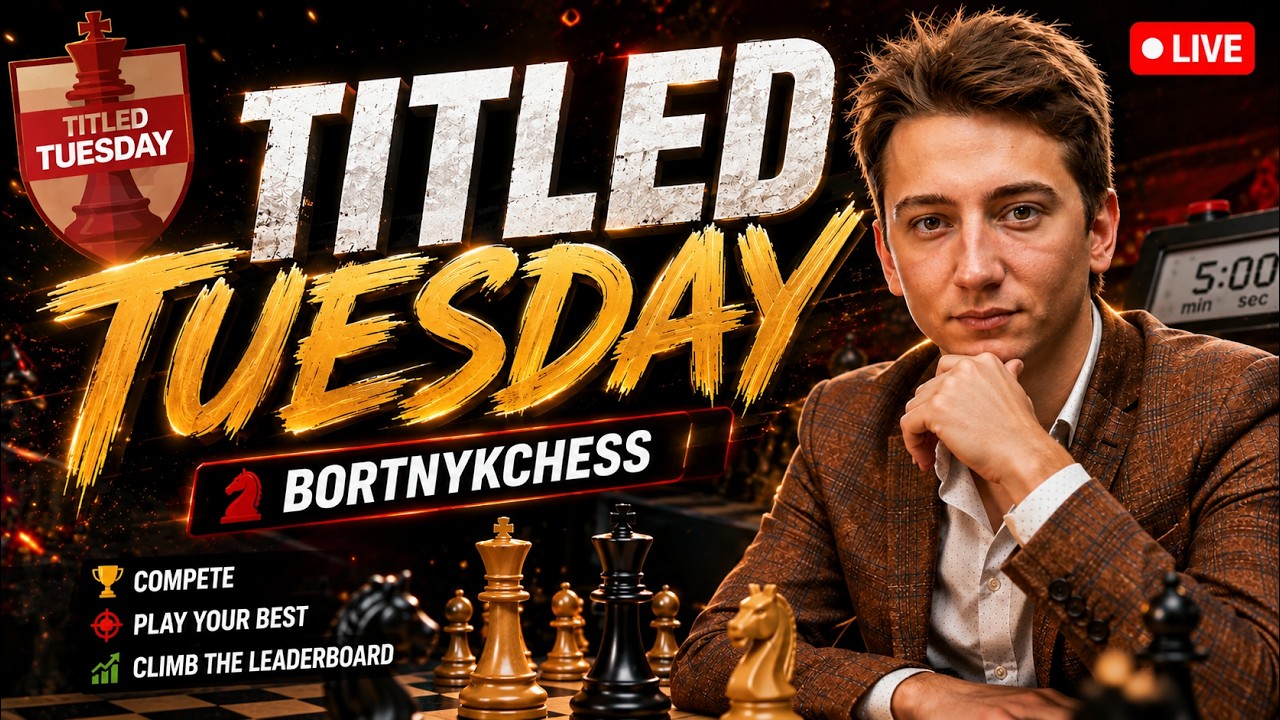 TITLED TUESDAY, Played HIKARU , HANS , MVL!