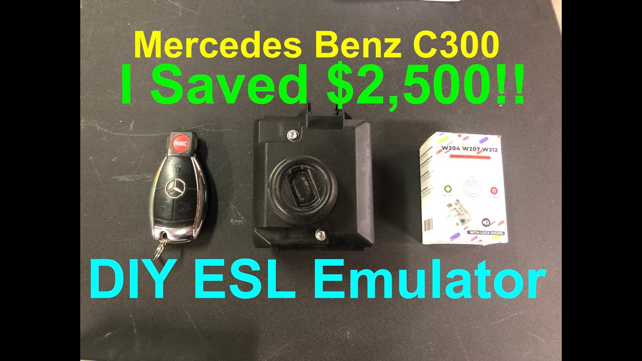 Ремонт эмулятора ESL для Mercedes Benz W204 C300 своими руками