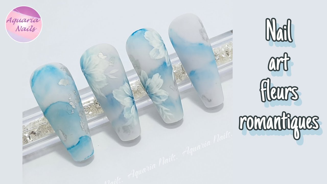 Nail art fleurs romantiques | TUTO nail art flower