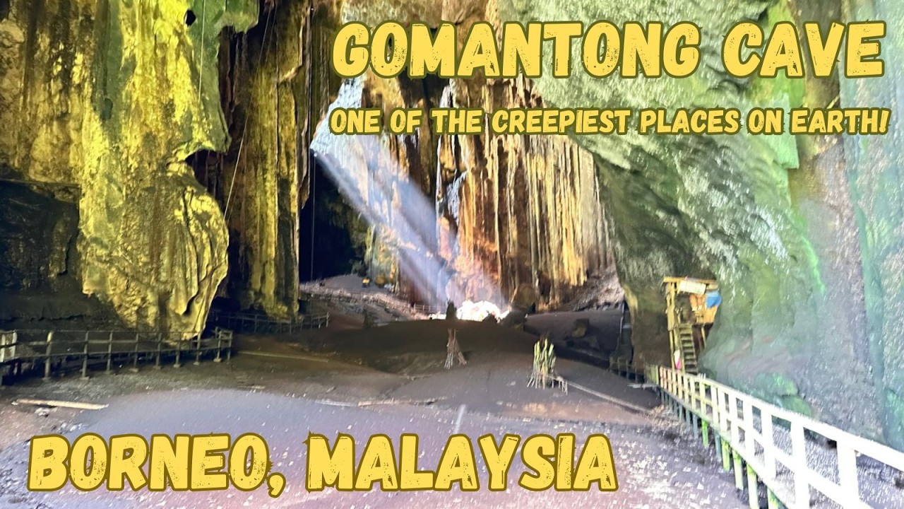 Exploring Gomantong Cave, Borneo, Malaysia.