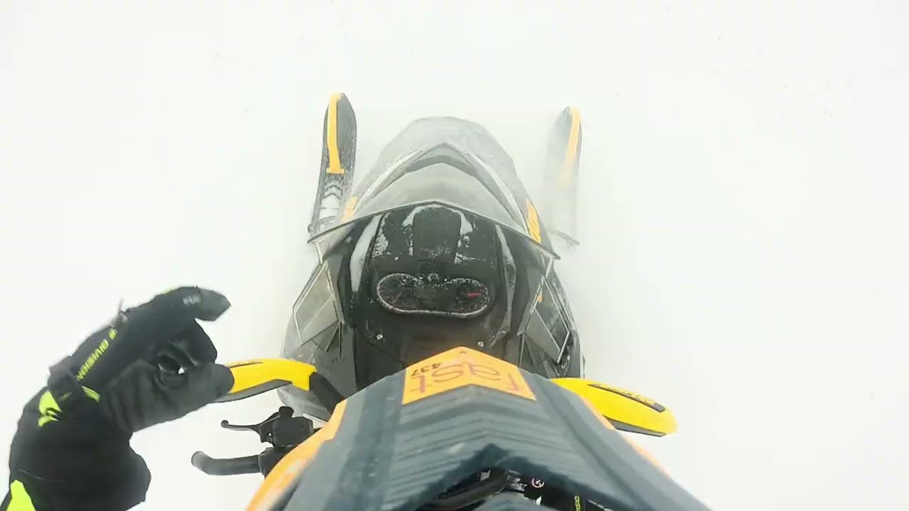 Little riding day in bad snow 