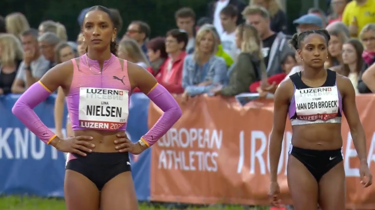 Lina Nielsen, Naomi Van den Broeck, and Alanah Yukich in 400m hurdles – Luzern 2025