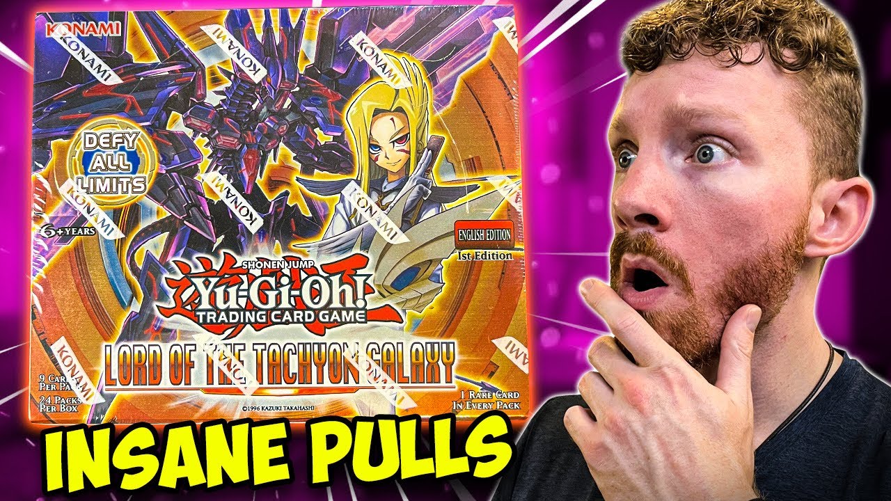 I Opened a Yugioh Lord of the Tachyon Galaxy Booster Box and THIS Happened!...