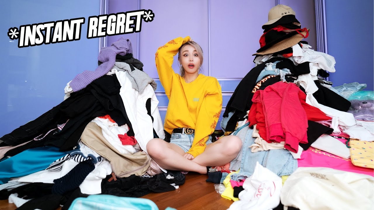 Throwing out half my wardrobe - EXTREME Wardrobe Clearing!