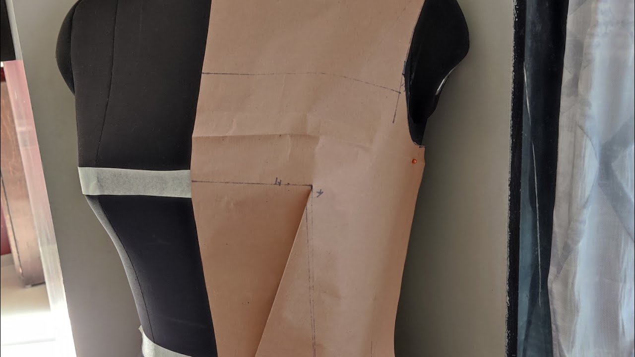 Front basic bodies block drafting (size-10) in Hindi test fit, Pattern making book Helen and Joseph
