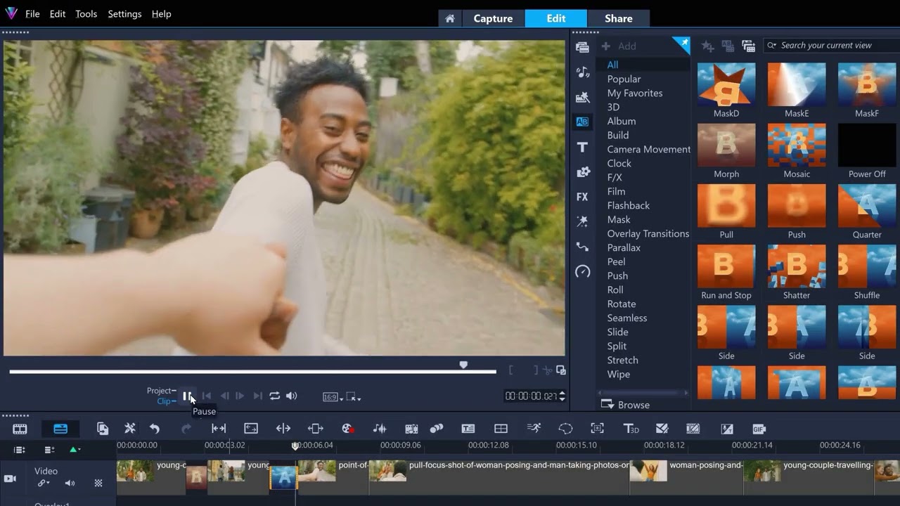 Come creare risultati più fluidi con le transizioni in Corel VideoStudio [1]