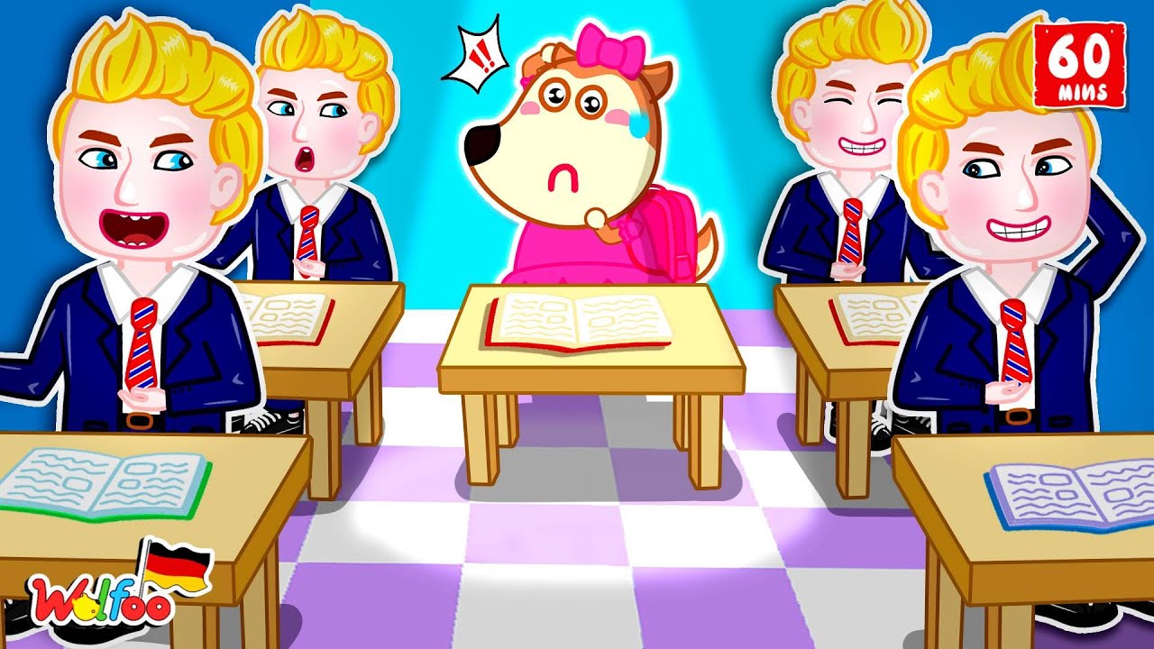 Wolfoo Geschichte 🐺 Lucy, ein Mädchen kommt in eine reine Jungenklasse?! - Soziale Regeln für Kinder