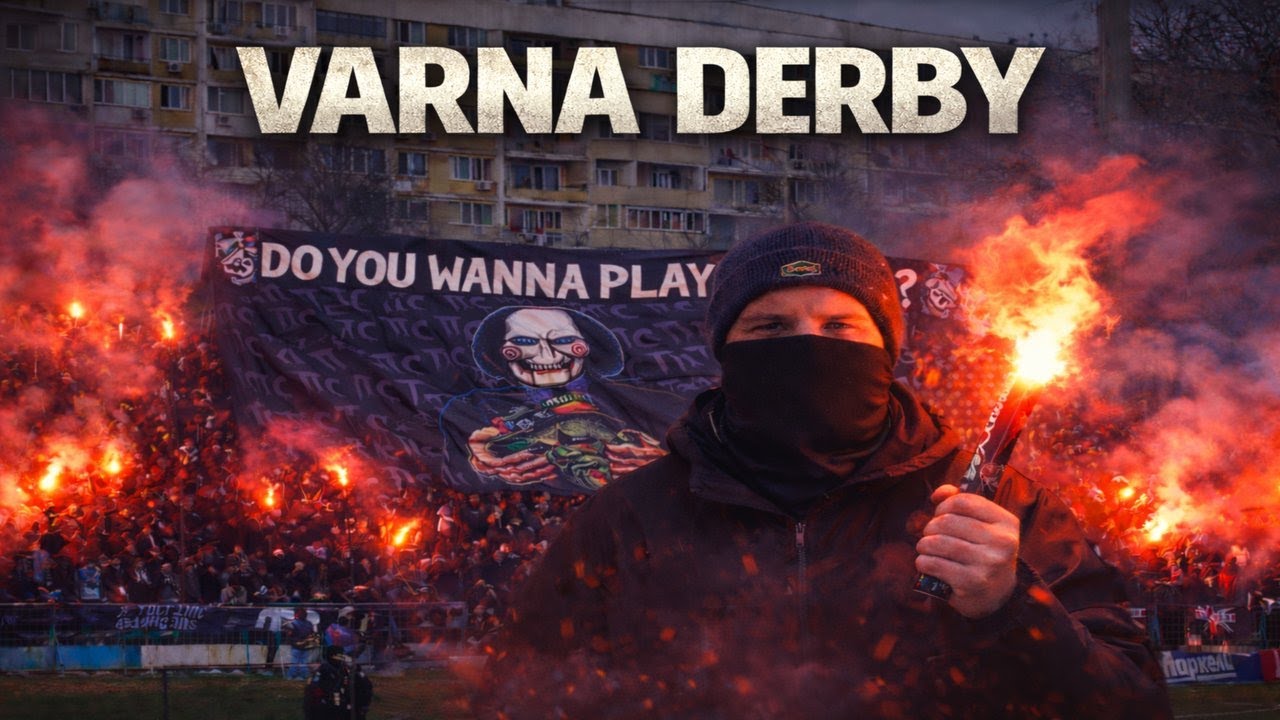 Varna Derby | Cherno More Varna vs Spartak Varna | Ultras & Pyro in Bulgaria