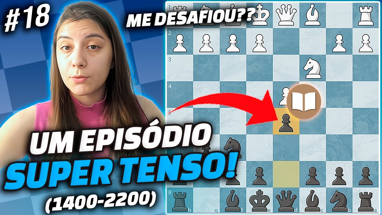 PARTIDA CAÓTICA NA GRÜNFELD CONTRA UM BRASILEIRO!!!! Speed Run 1400-2200 EP. 18