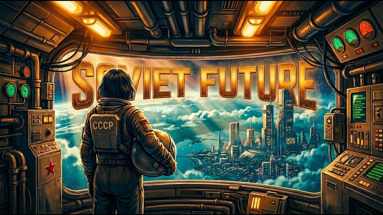 Signal from Orbit | Soviet Futurism Ambient Mix | 1 Hour