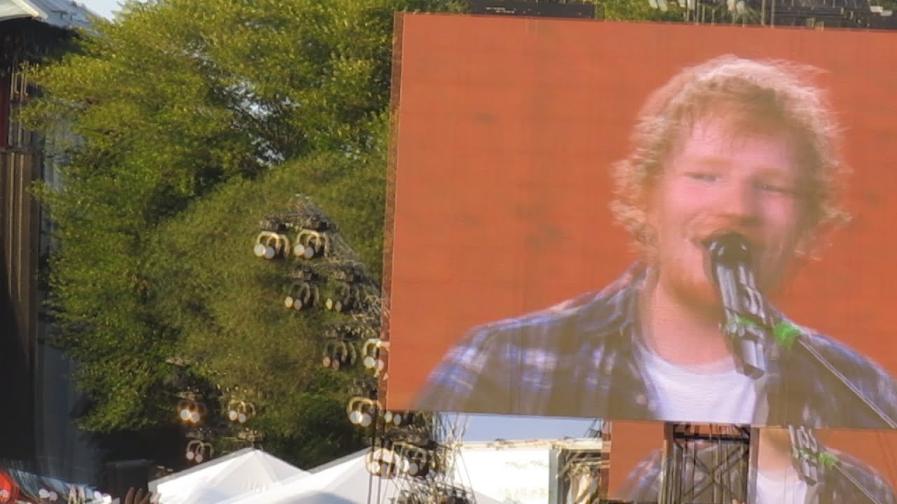 Global Citizen Festival: Ed Sheeran LIVE (+Chris Martin)