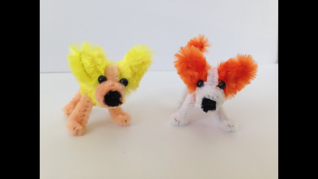How to Make a Pipe Cleaner Dog