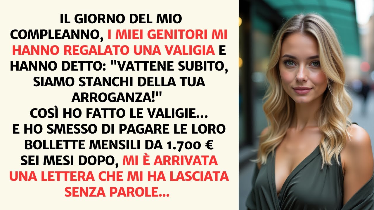 Per il Mio Compleanno Mi Hanno Regalato una Valigia... e Mi Hanno Cacciato di Casa...