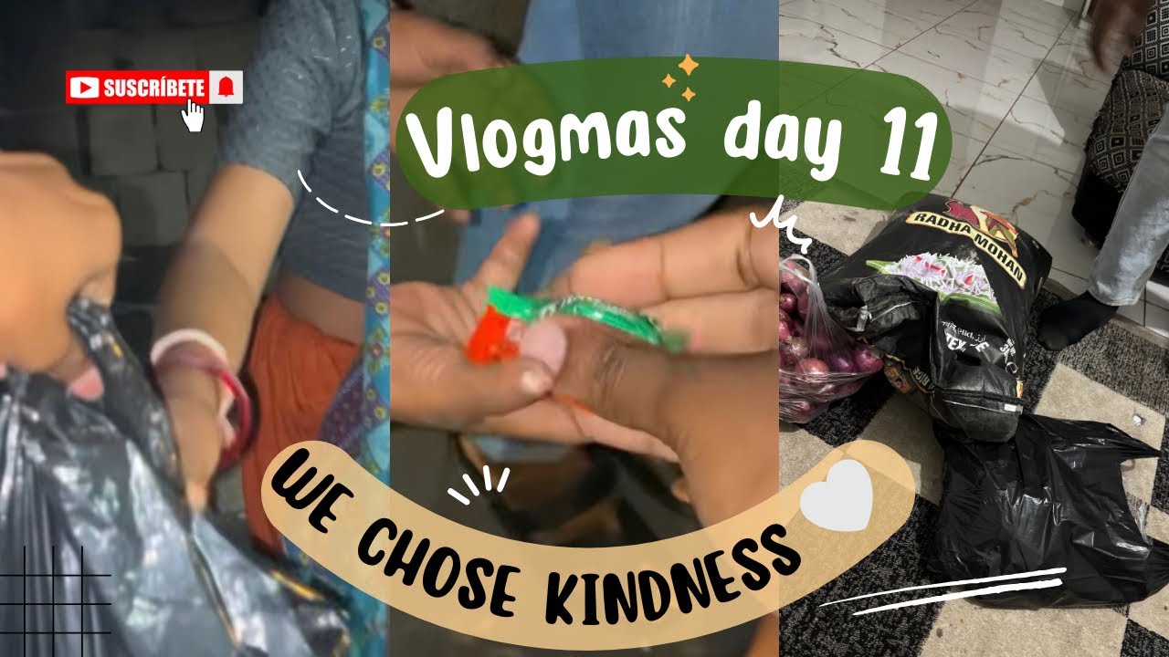 We Chose Kindness This Christmas Eve 🤍 | Giveaway That Changed Everything | Vlogmas Day 11