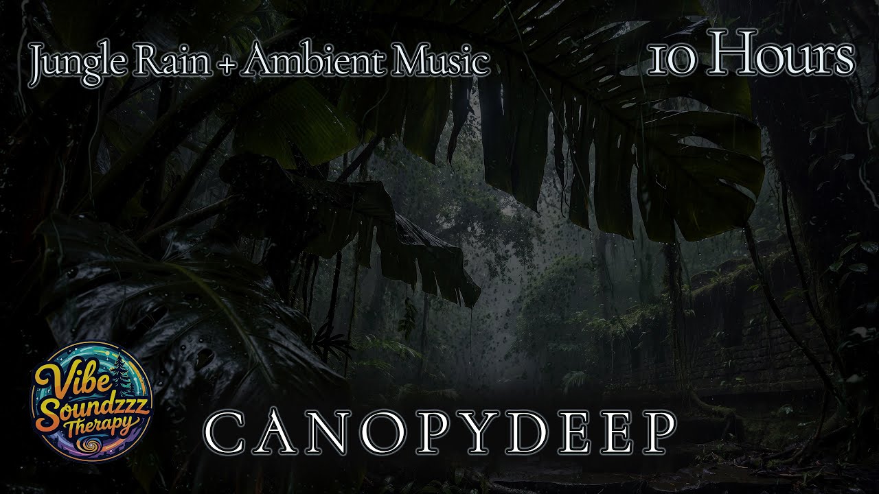 C A N O P Y D E E P | Jungle Rain & Ethereal Ambient Music for Sleep, Study & Deep Relaxation [4K]