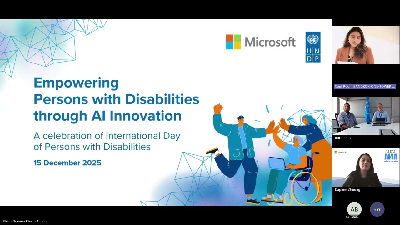 Empowering Persons with Disabilities through AI Innovation