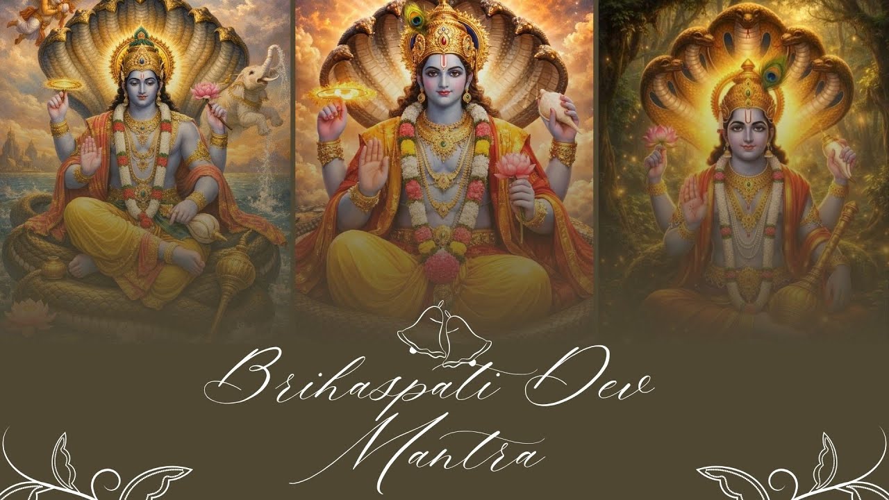 बृहस्पति (गुरु) ध्यान मंत्र: देवानां च ऋषीणां च #BrihaspatiDev #Mantra