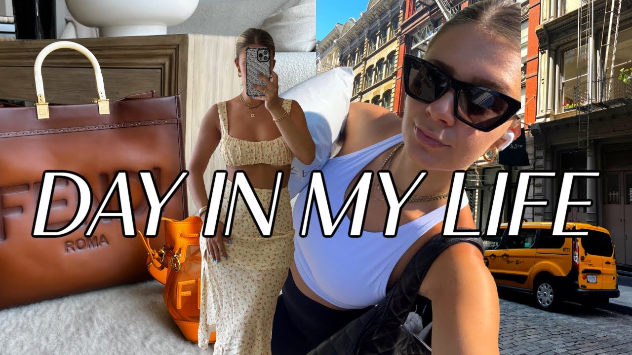 a busy day in my life in NYC: try on haul, apartment update + packing for the hamptons