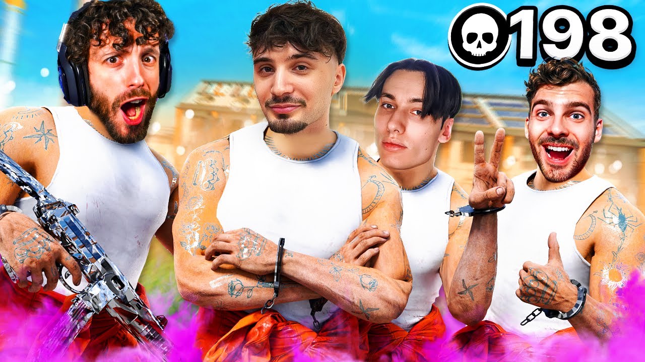 BERKAN x ESK x PROZE x TOMATISSE sur Rebirth Island (198 K*LLS) 😈