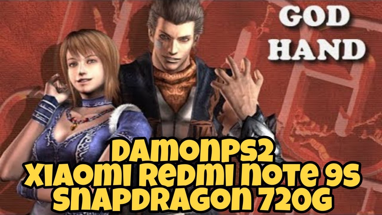 God Hand, DamonPS2 emulator, геймплей на Redmi note 9s, Snapdragon 720G.