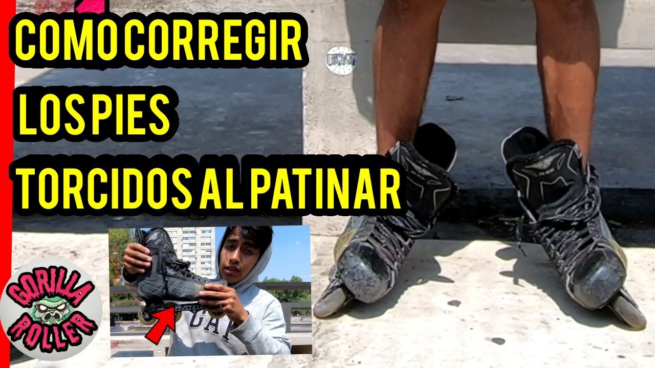 ¡COMO CORREGIR LOS PIES TORCIDOS AL PATINAR! // Como corregir la postura de tus pies con patines✔️
