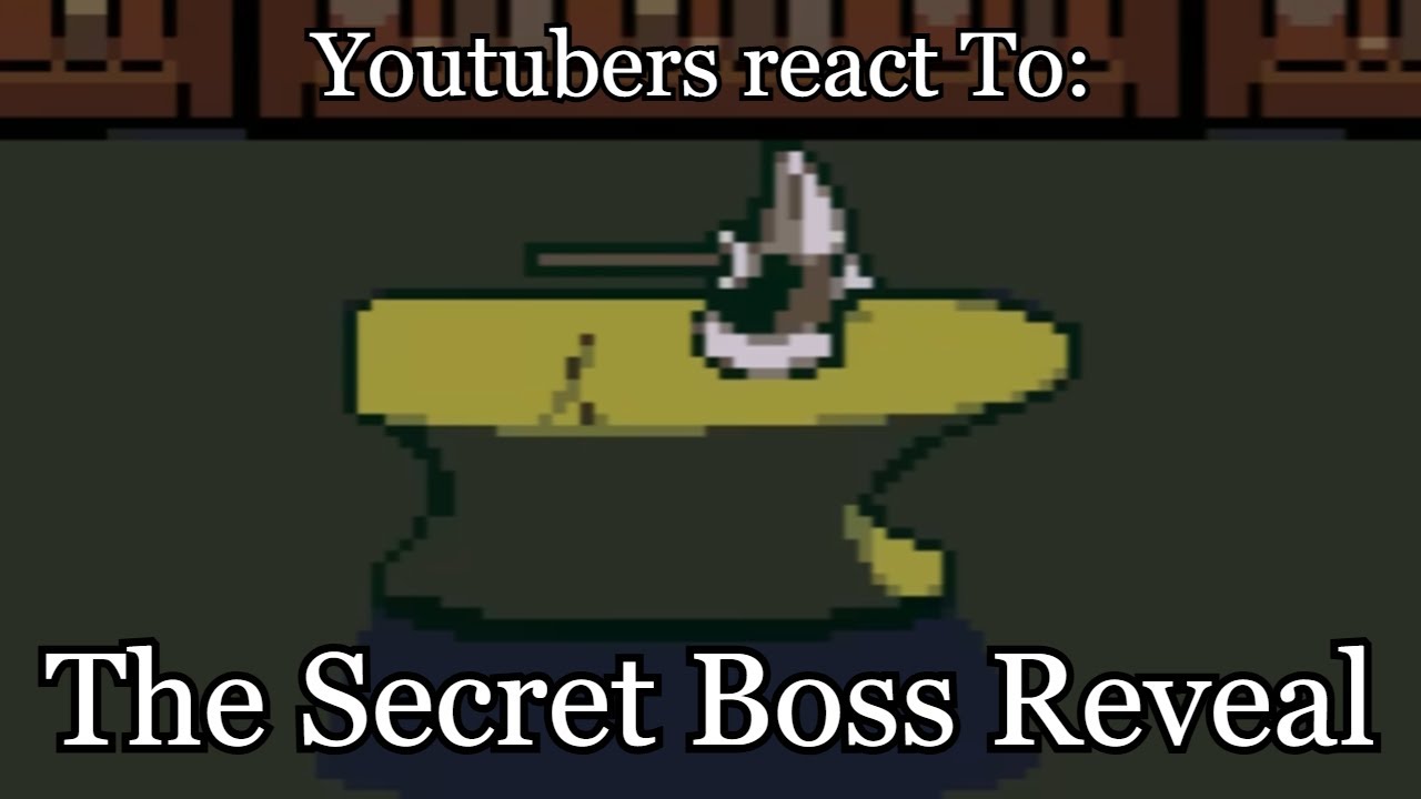 Реакция ютуберов на: Раскрытие секретного босса | Deltarune - Глава 4