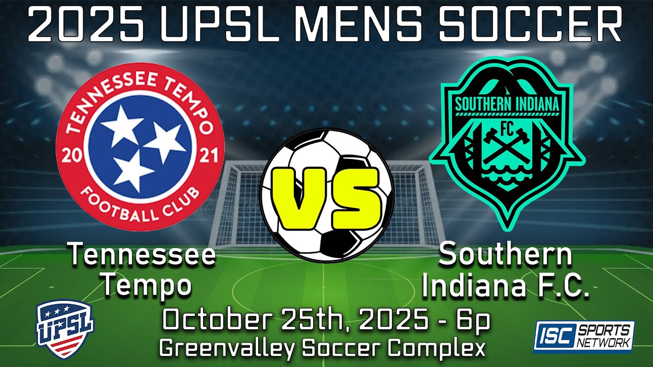 2025 UPSL Tennessee Tempo at Southern Indiana FC - 10/25
