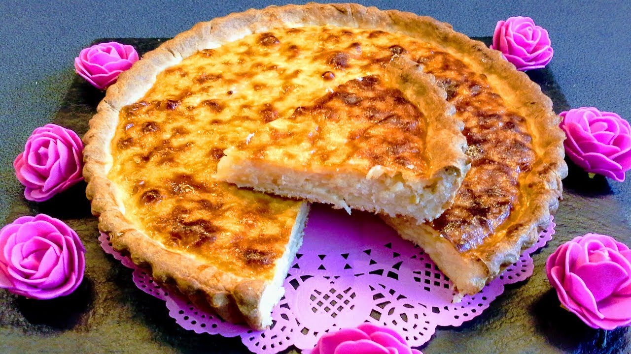 طارطة الارز البلجيكية بشكل حصري مداق لايقاوم برعي وليداتك بيها😘Tarte au riz liégeoise