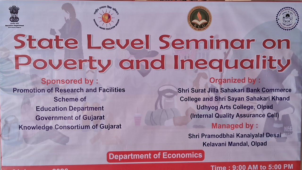 STATE LEVEL SEMINAR ON POVERTY AND INEQUALITY FINAL SESSION
