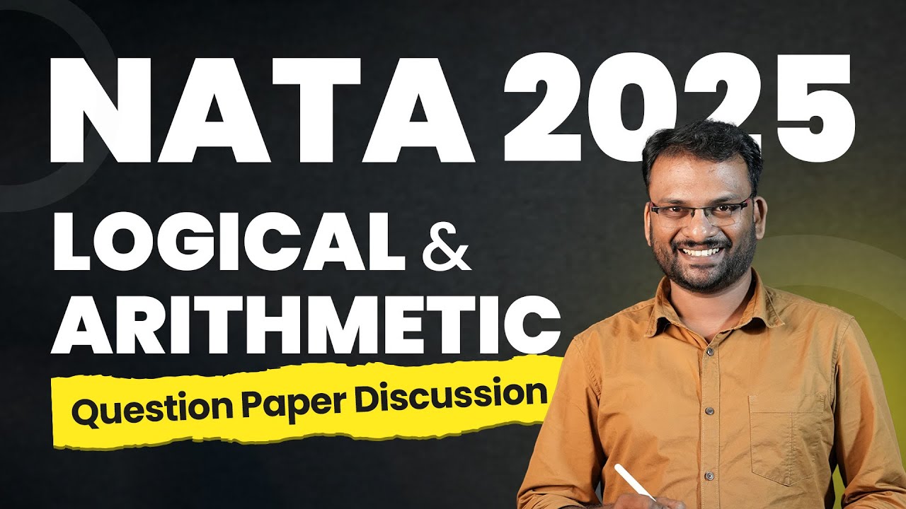 NATA 2025 | Logical and Aritmetic | Question paper Discussion | Repeated questions