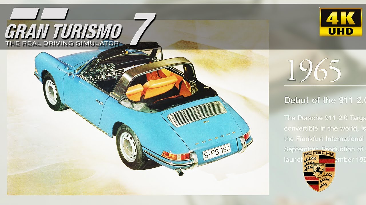 GRAN TURISMO 7 - Museum 'The History Of Porsche' - Playstation 5 [4k]