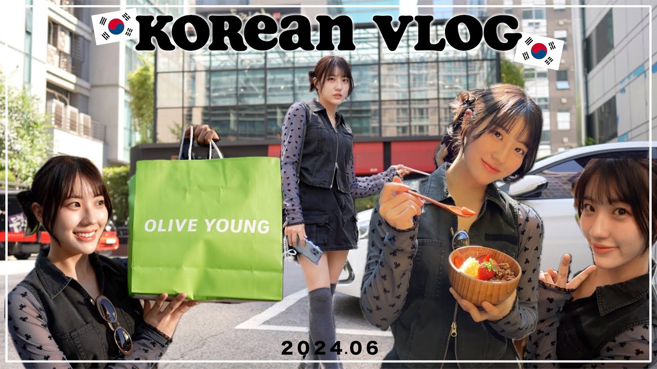 【韓国Vlog】韓国で沢山食べて幸せすぎる1日【サムギョプサル・グリークヨーグルト・明洞餃子】