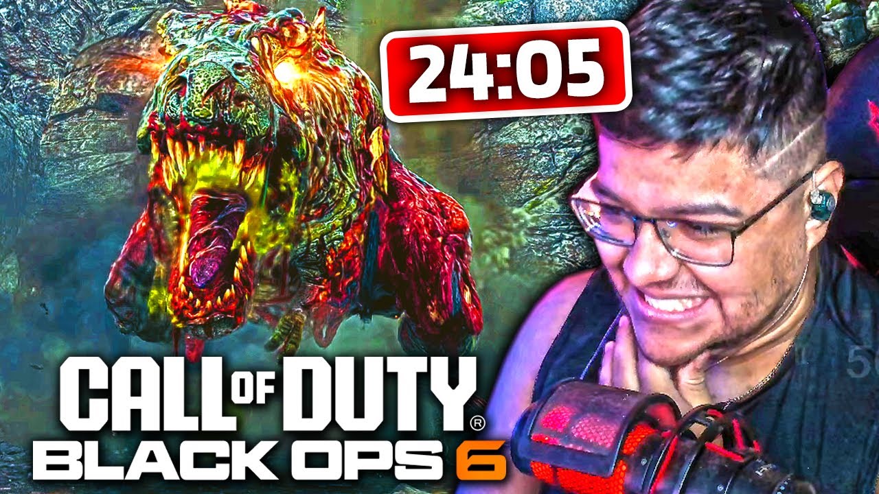 IMPECÁVEL o SPEEDRUN EASTER EGG SOLO de SHATTERED VEIL no ZOMBIES BLACK OPS 6!!!