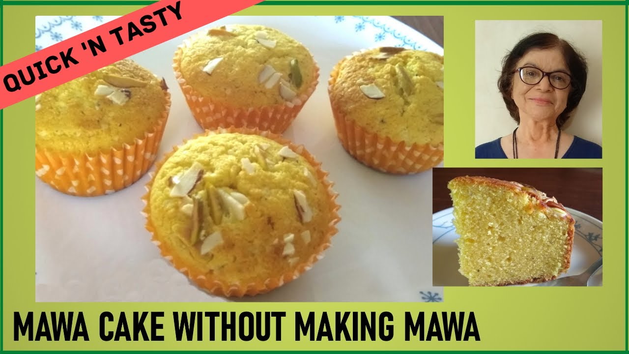 Irani Mawa Cake Recipe Without Making Mawa / Quick, Easy Parsi cupcakes / With or without eggs