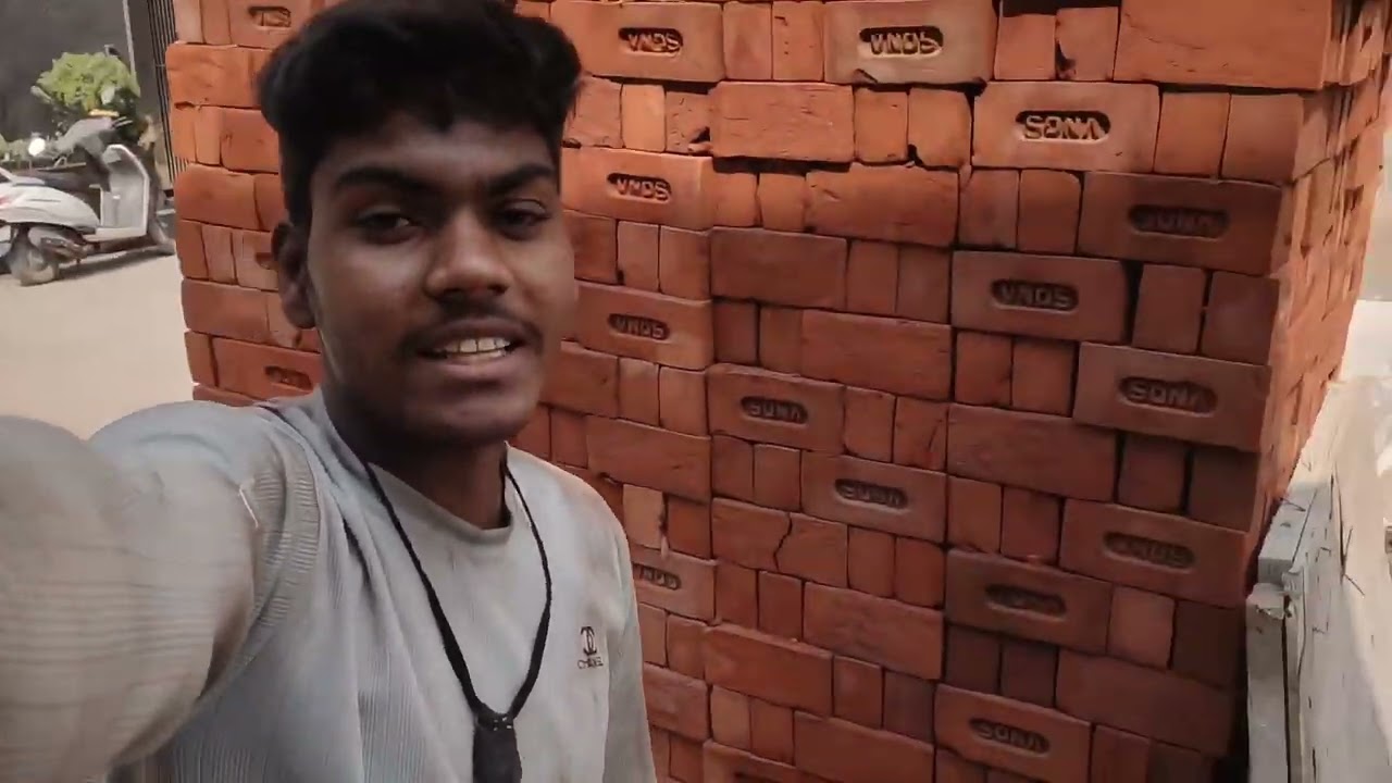 आज हम दोनों भाई ने एक 1000 ईट चढ़ाई 🧱 vlogs 