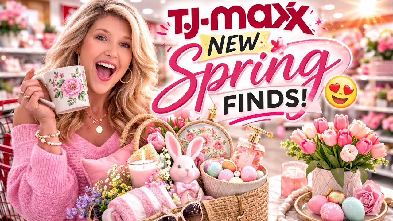 🌸NEW TJ  MAXX SPRING DECOR 2026 I Wasn't Ready For This.😱