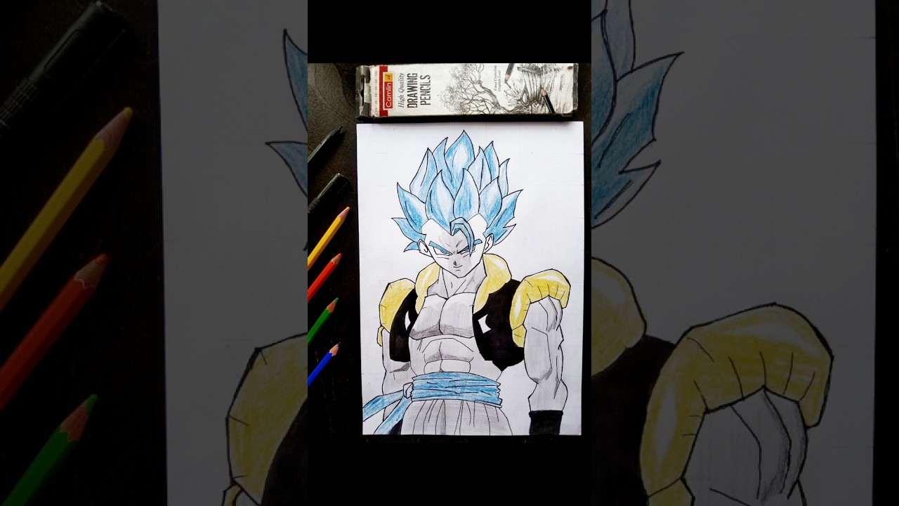 Gogeta SS 🔵 Blue drawing | 