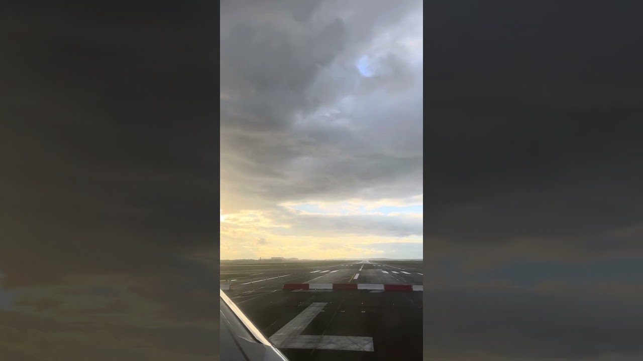 Paris to Manchester Flying View from airport easyJet relax and easy flights