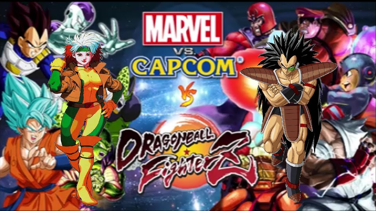 Marvel vs. Capcom vs. Dragon Ball Fighterz | Rogue & Raditz Arcade Play-through